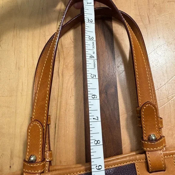 Dooney and Bourke Plum Pebble Grain Tote - Picture 5 of 5